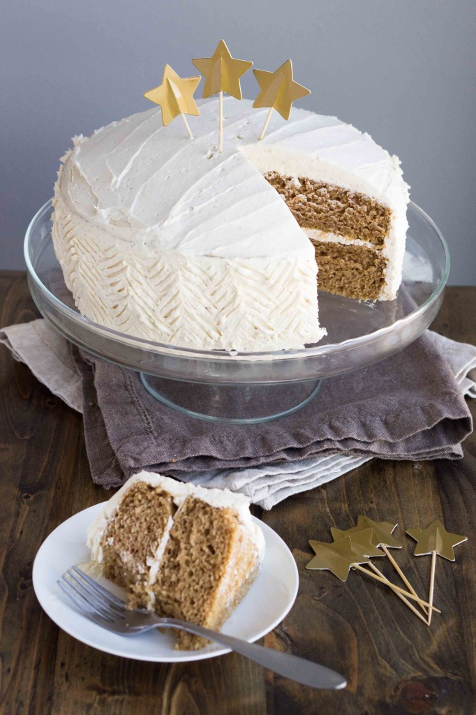 Vegan Birthday Cake
 Vegan Chai Spice Cake with Vanilla Bean Buttercream