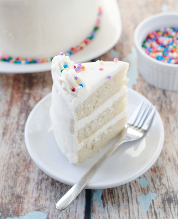 Vegan Birthday Cake
 Vegan Vanilla Birthday Cake