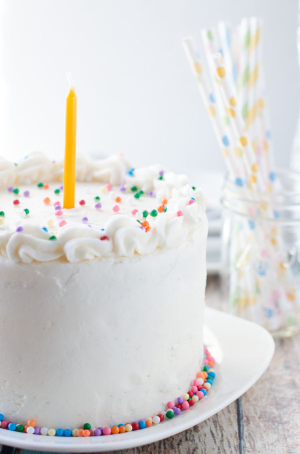 Vegan Birthday Cake
 Vegan Vanilla Birthday Cake