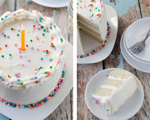 Vegan Birthday Cake
 Vegan Vanilla Birthday Cake