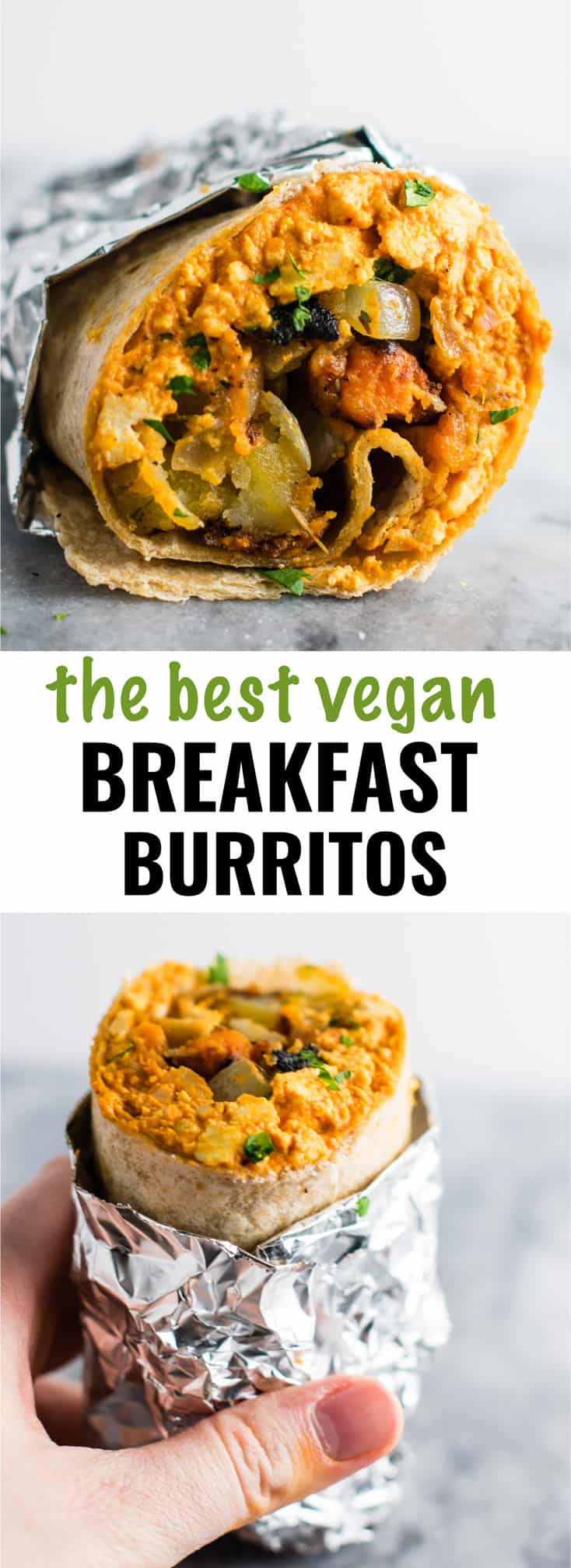 Vegan Breakfast Burritos
 Vegan Breakfast Burrito Recipe with scrambled tofu and