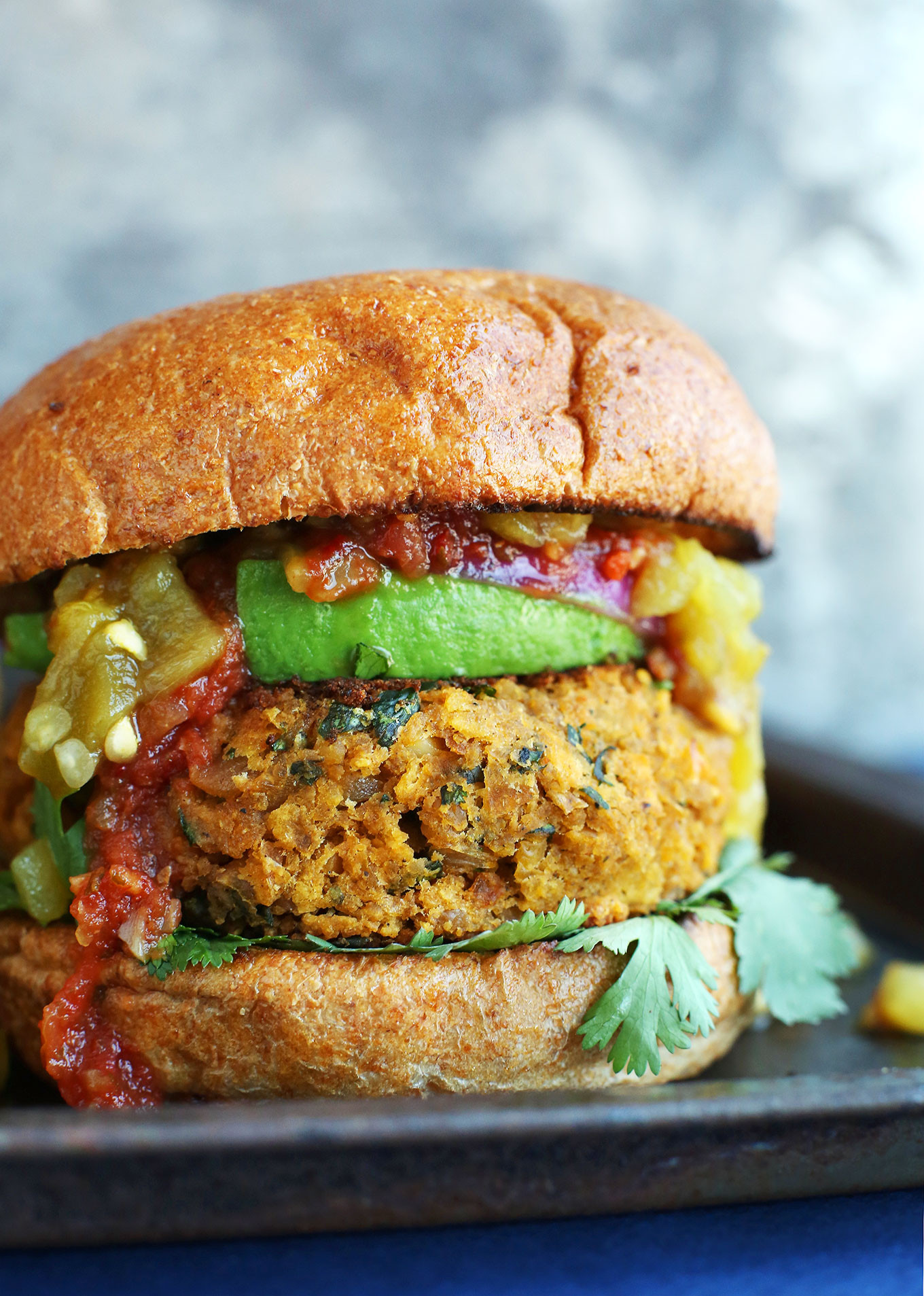 Vegan Burger Recipes
 Green Chili Veggie Burgers