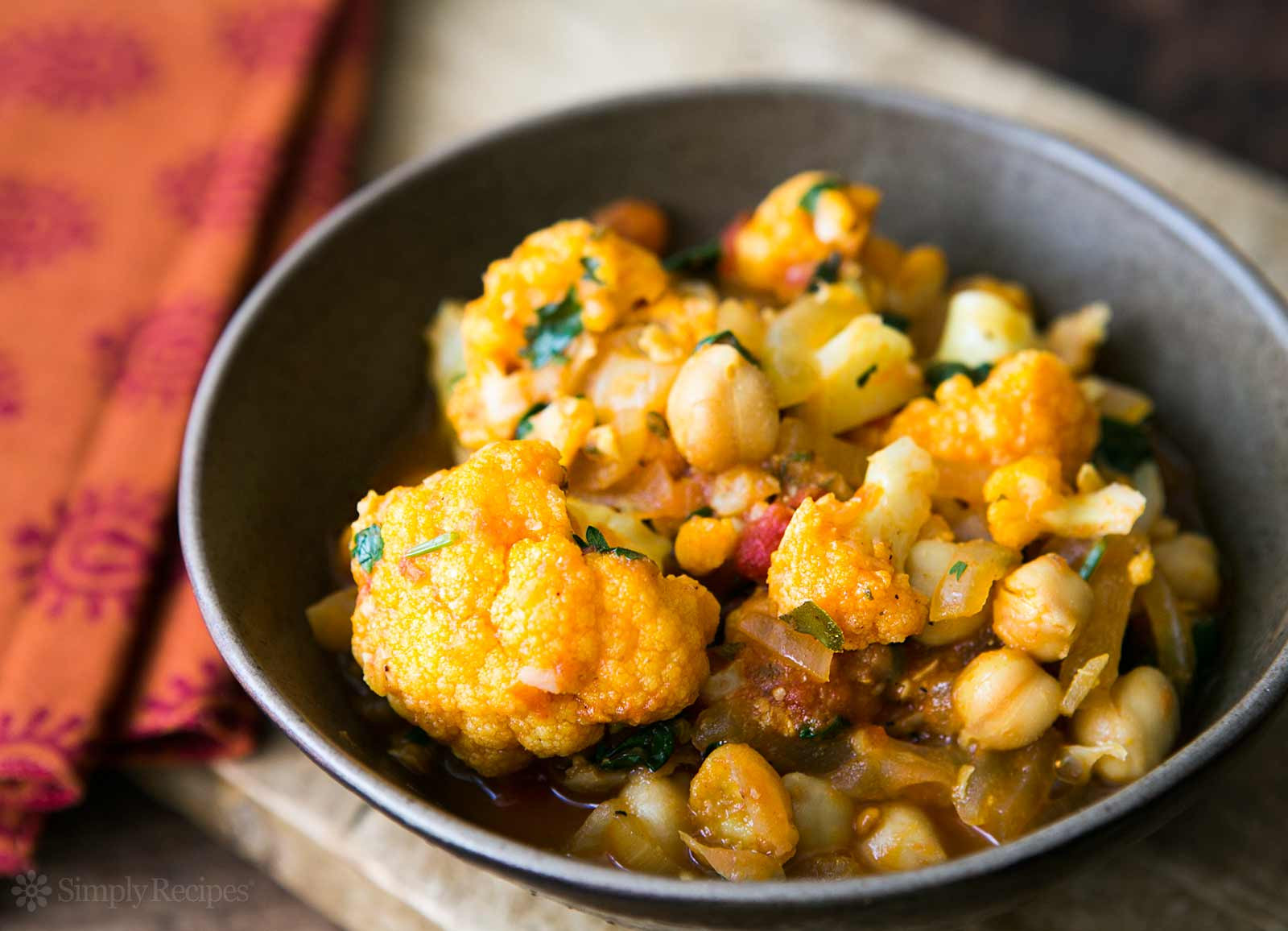 Vegan Chickpea Recipes
 Cauliflower Chickpea Curry Recipe