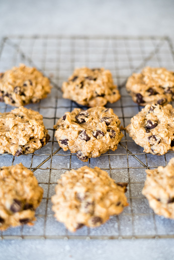 Vegan Oatmeal Chocolate Chip Cookies
 Vegan Peanut Butter Oatmeal Chocolate Chip Cookies