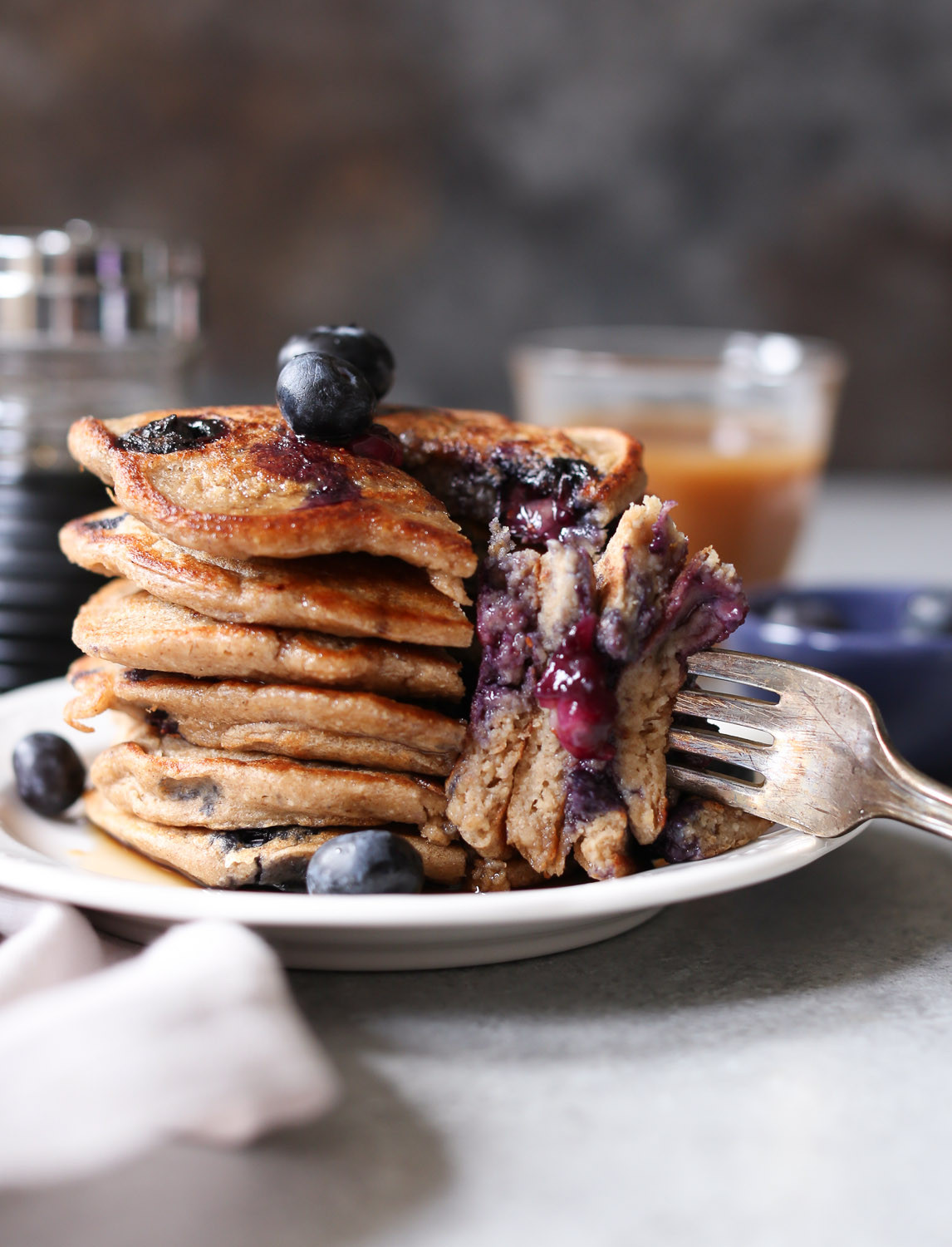 Vegan Oatmeal Pancakes
 Blueberry Banana Oatmeal Pancakes Domesticate ME