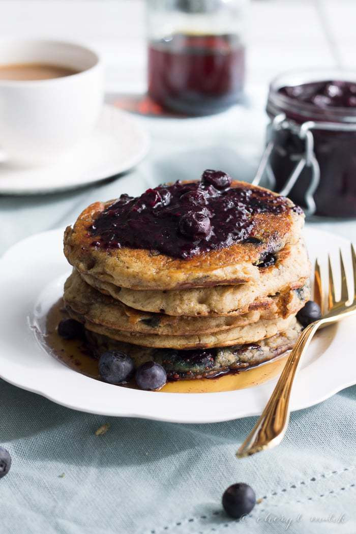 Vegan Oatmeal Pancakes
 Blueberry Oatmeal Pancakes Vegan Gluten Free 40 Aprons