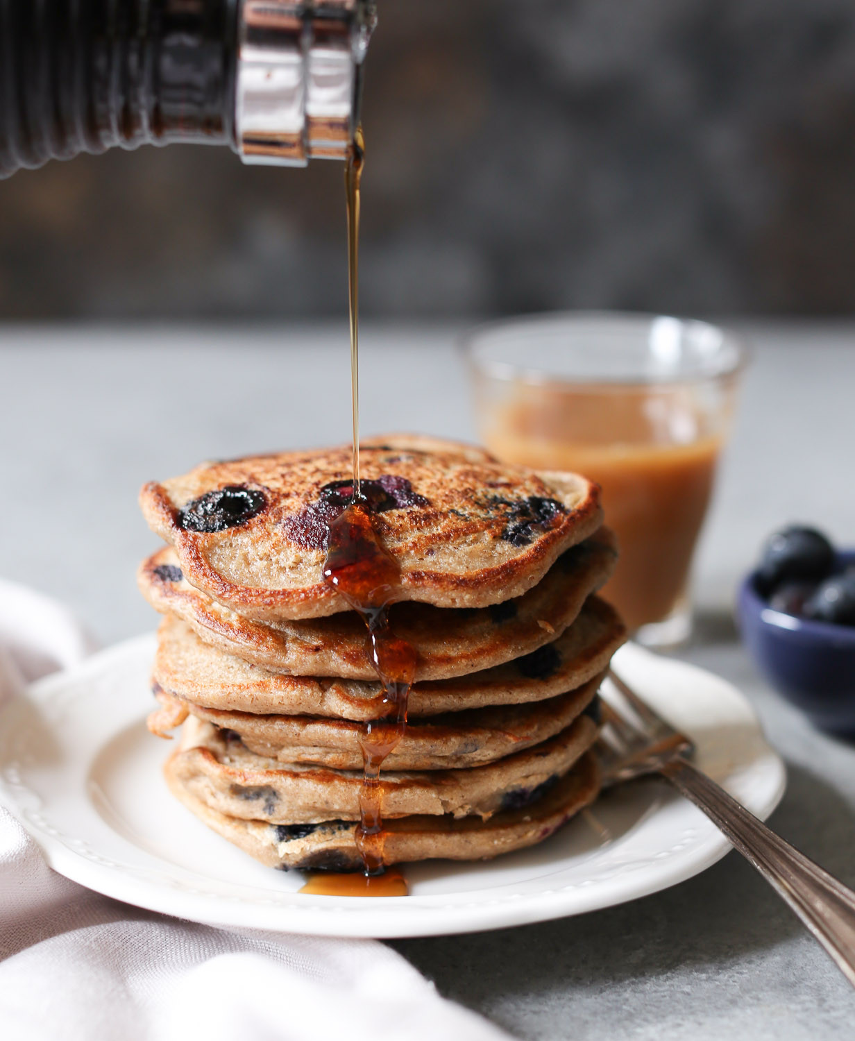 Vegan Oatmeal Pancakes
 Blueberry Banana Oatmeal Pancakes Domesticate ME