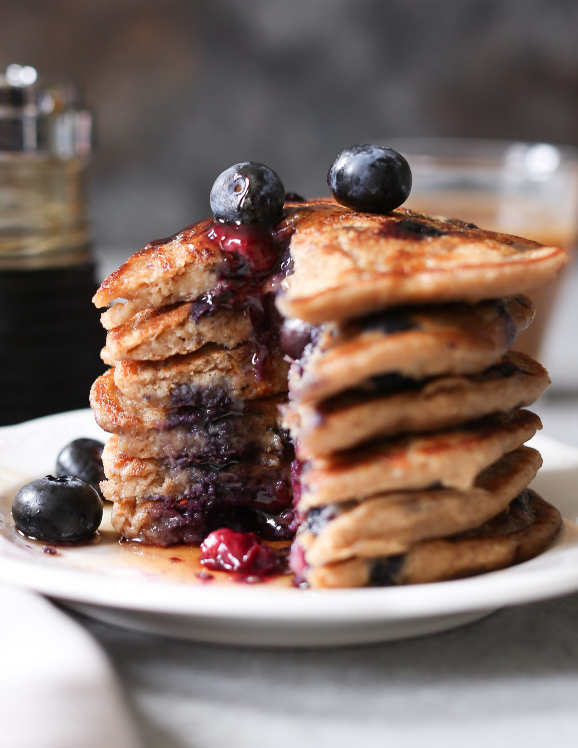 Vegan Oatmeal Pancakes
 Blueberry Banana Oatmeal Pancakes Domesticate ME