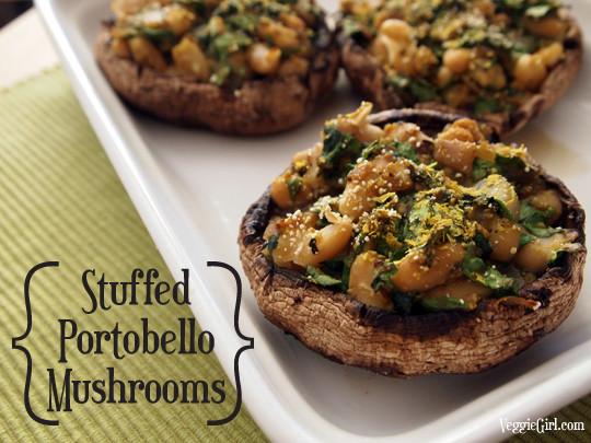 Vegan Portobello Mushroom Recipes
 Stuffed Portobello Mushrooms Dianne s Vegan Kitchen