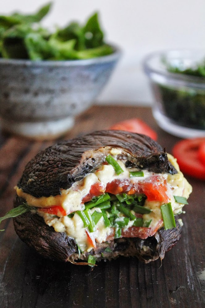 Vegan Portobello Mushroom Recipes
 PORTOBELLO MUSHROOM CASHEW CHEESE BURGERS