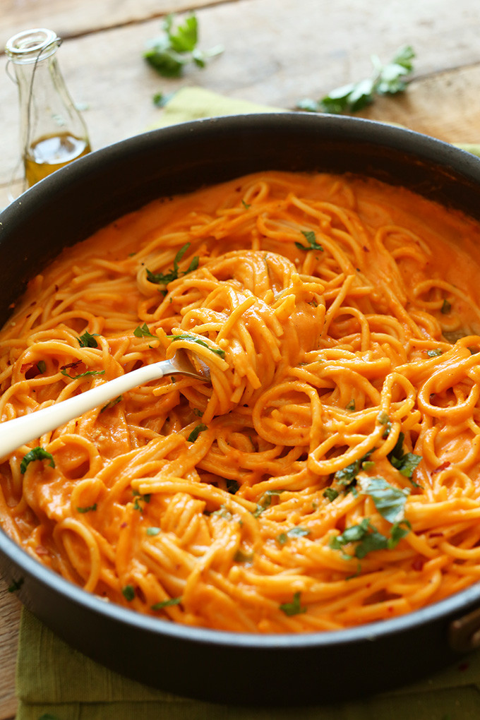 Vegan Spaghetti Sauce
 Vegan Roasted Red Pepper Pasta