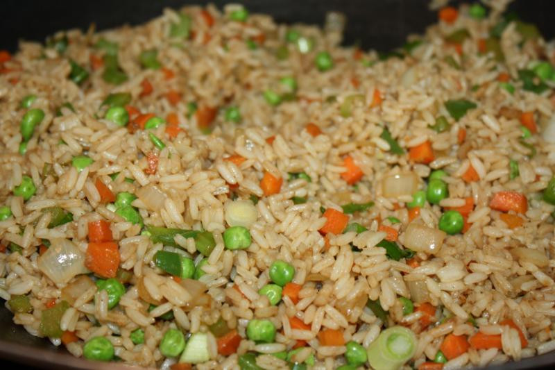 Vegetable Fried Rice
 Scrumptious Ve able Fried Rice