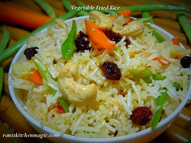 Vegetable Fried Rice
 Simple Ve able Fried Rice Kerala Style