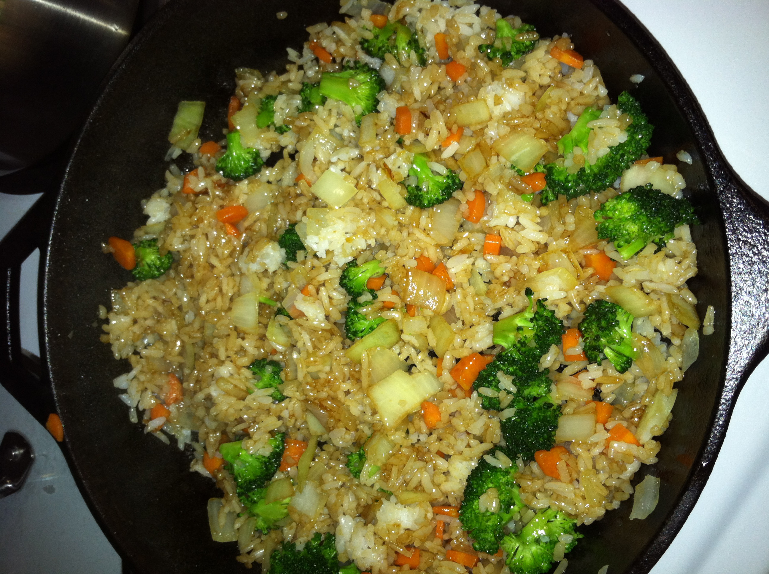 Vegetable Fried Rice
 Ve able Fried Rice
