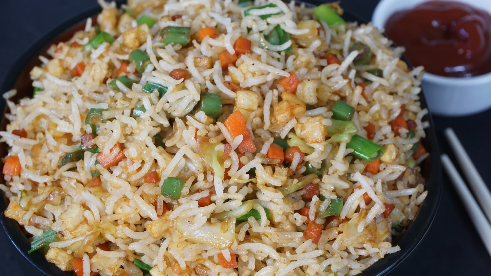 Vegetable Fried Rice
 Ve able Fried Rice