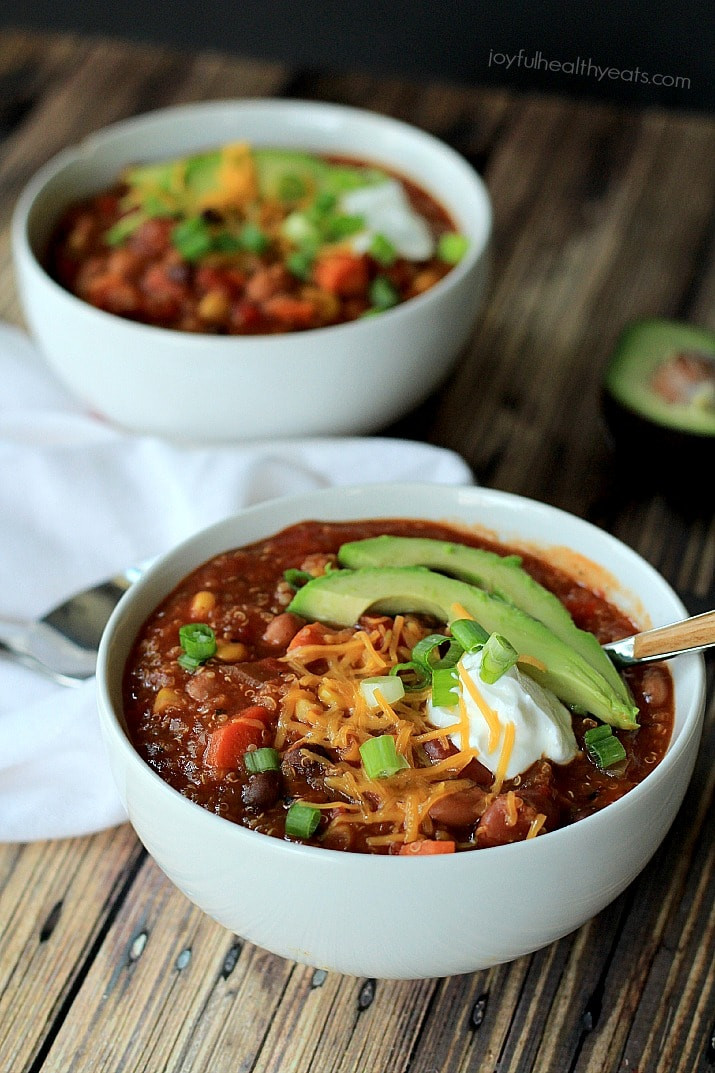 Vegetarian Crockpot Recipes
 vegan crockpot chili quinoa