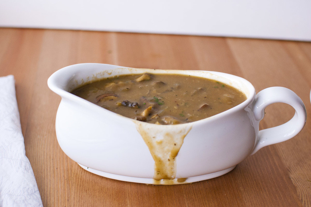 Vegetarian Mushroom Gravy
 Vegan Mushroom Gravy gluten free oil free and delicious