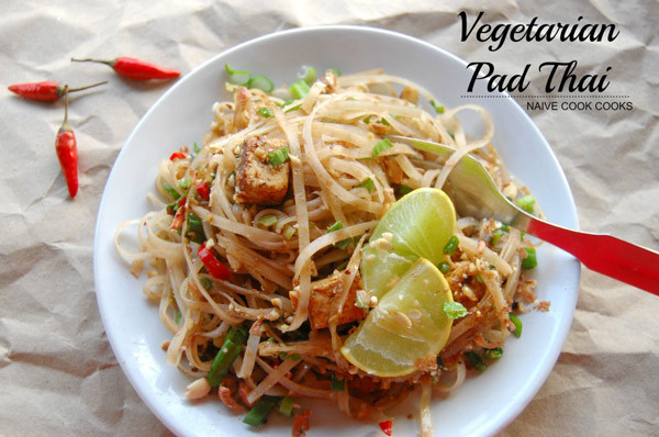 Vegetarian Pad Thai
 Ve arian Pad Thai