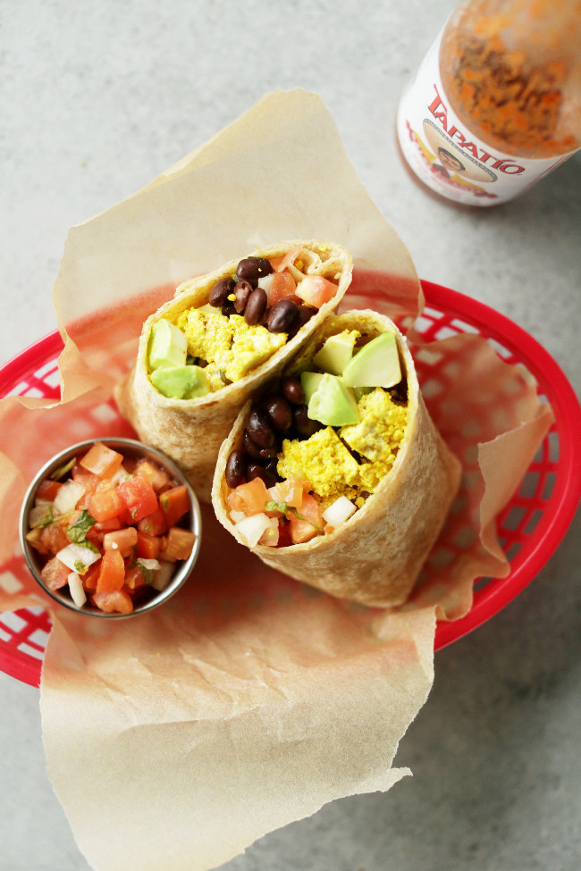 Vegetarian Protein Breakfast
 Protein packed vegan breakfast burrito Nutritional Foo