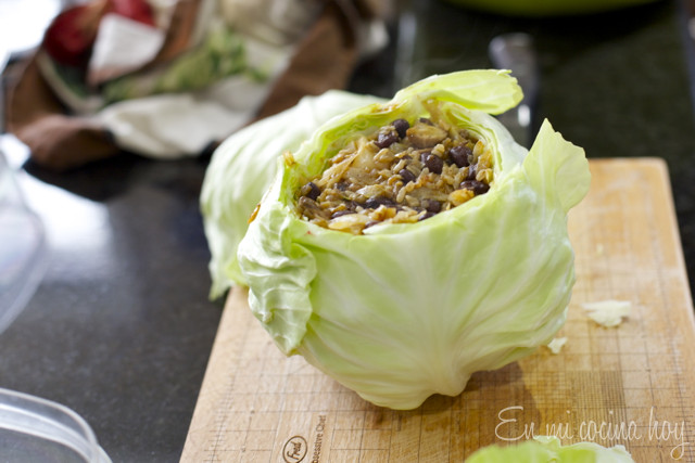 Vegetarian Stuffed Cabbage
 Repollo relleno ve ariano