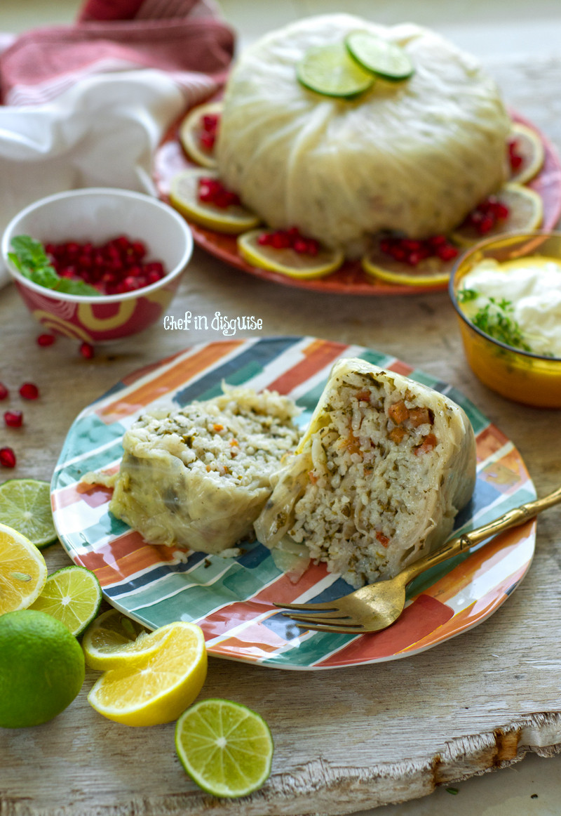 Vegetarian Stuffed Cabbage
 Ve arian stuffed cabbage – Chef in disguise