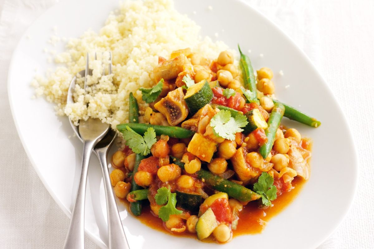 Veggie Dinner Recipes
 Chickpea tagine with figs Recipes delicious
