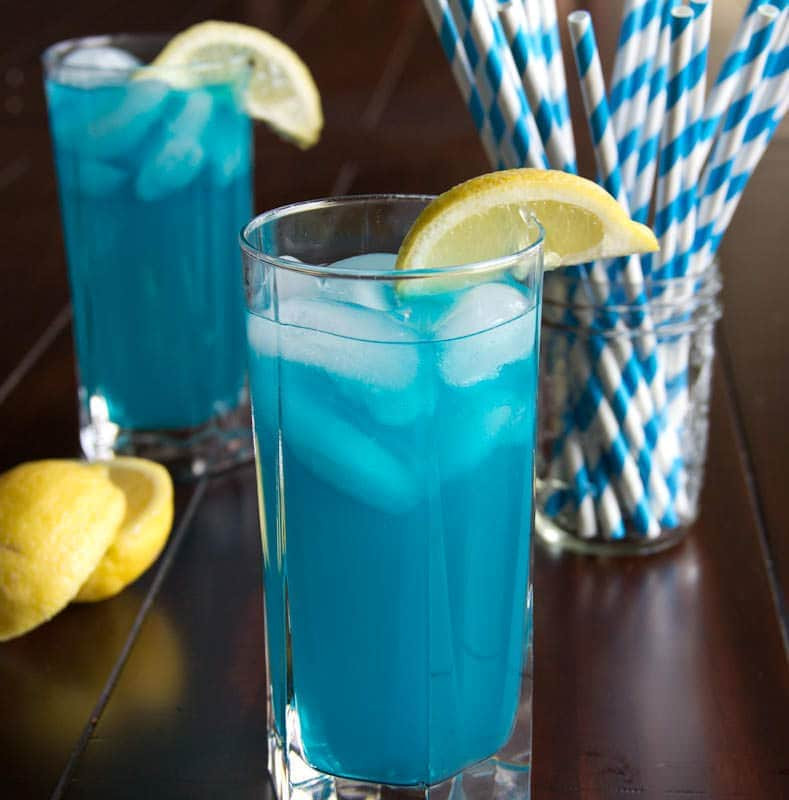Vodka And Lemonade Drinks
 Blue Vodka Lemonade