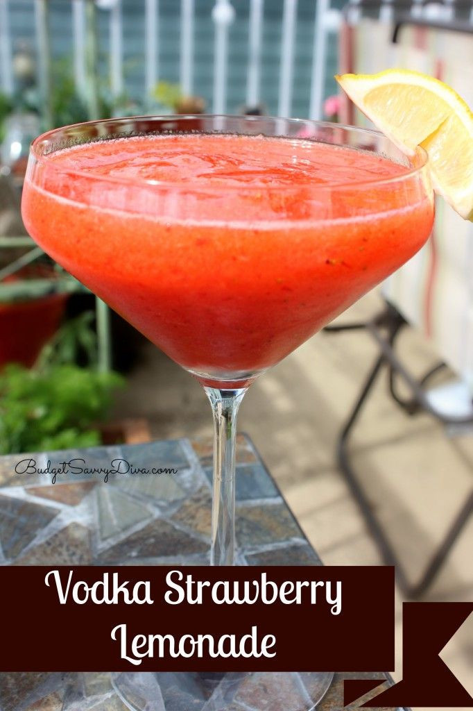 Vodka And Lemonade Drinks
 Vodka Strawberry Lemonade Recipe
