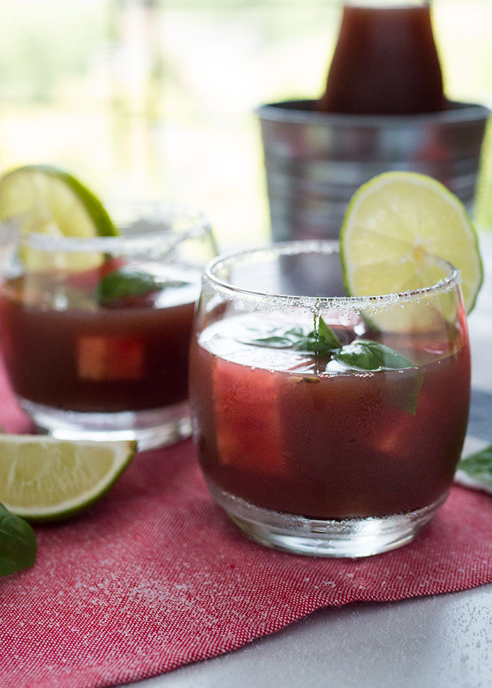 Watermelon Drinks With Rum
 Old Redhead s Watermelon Basil Rum Cocktail Mid Life