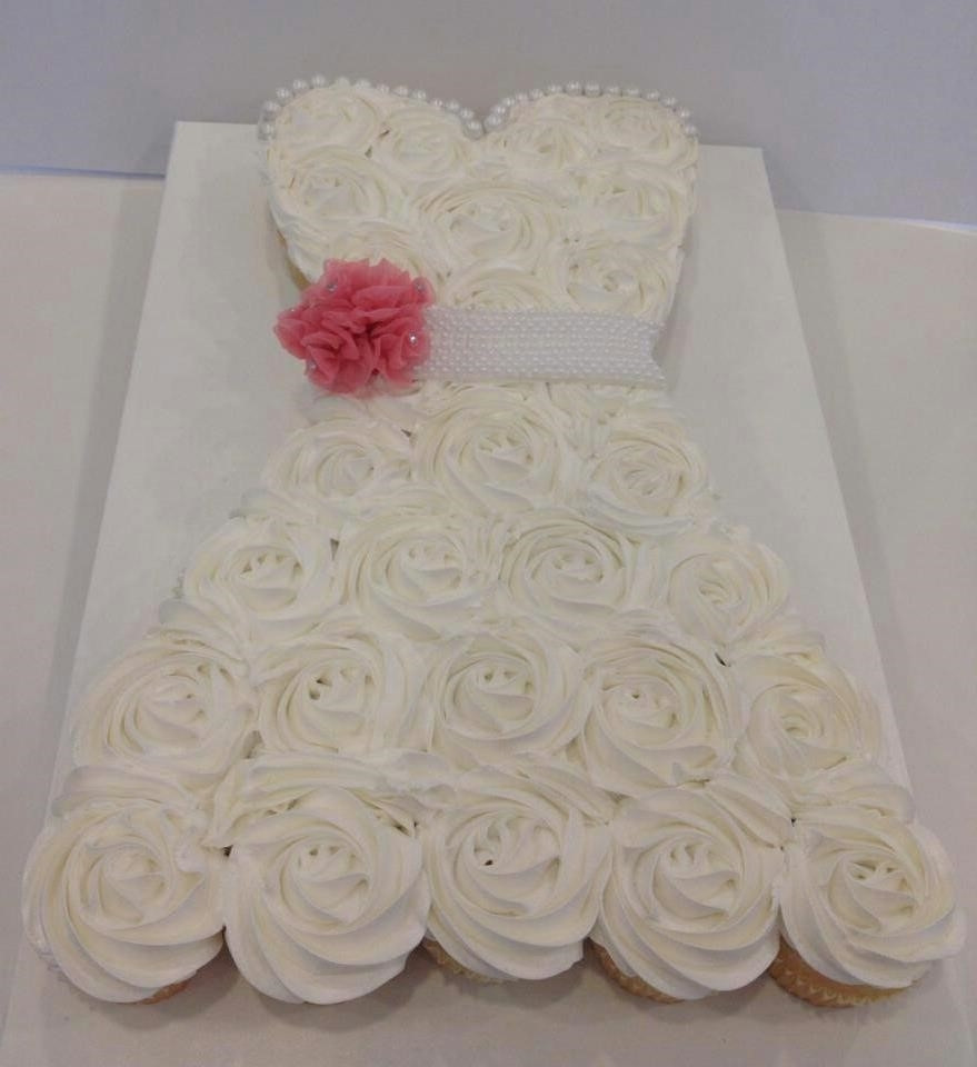 Wedding Dress Cupcakes
 Amazing Bridal Gown Cupcake Cake AxiMedia