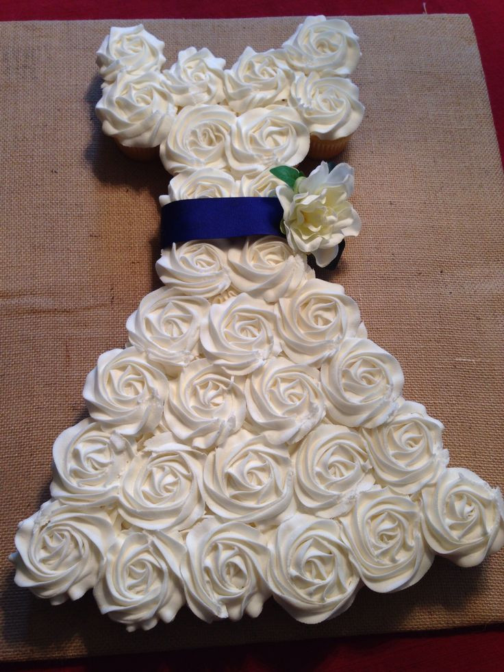 Wedding Dress Cupcakes
 39 best Bridal Shower images on Pinterest