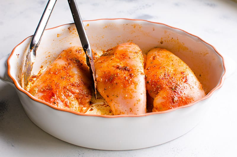 What Temperature To Bake Chicken Breasts
 Juicy Healthy Baked Chicken Breast with 5 Minute Prep