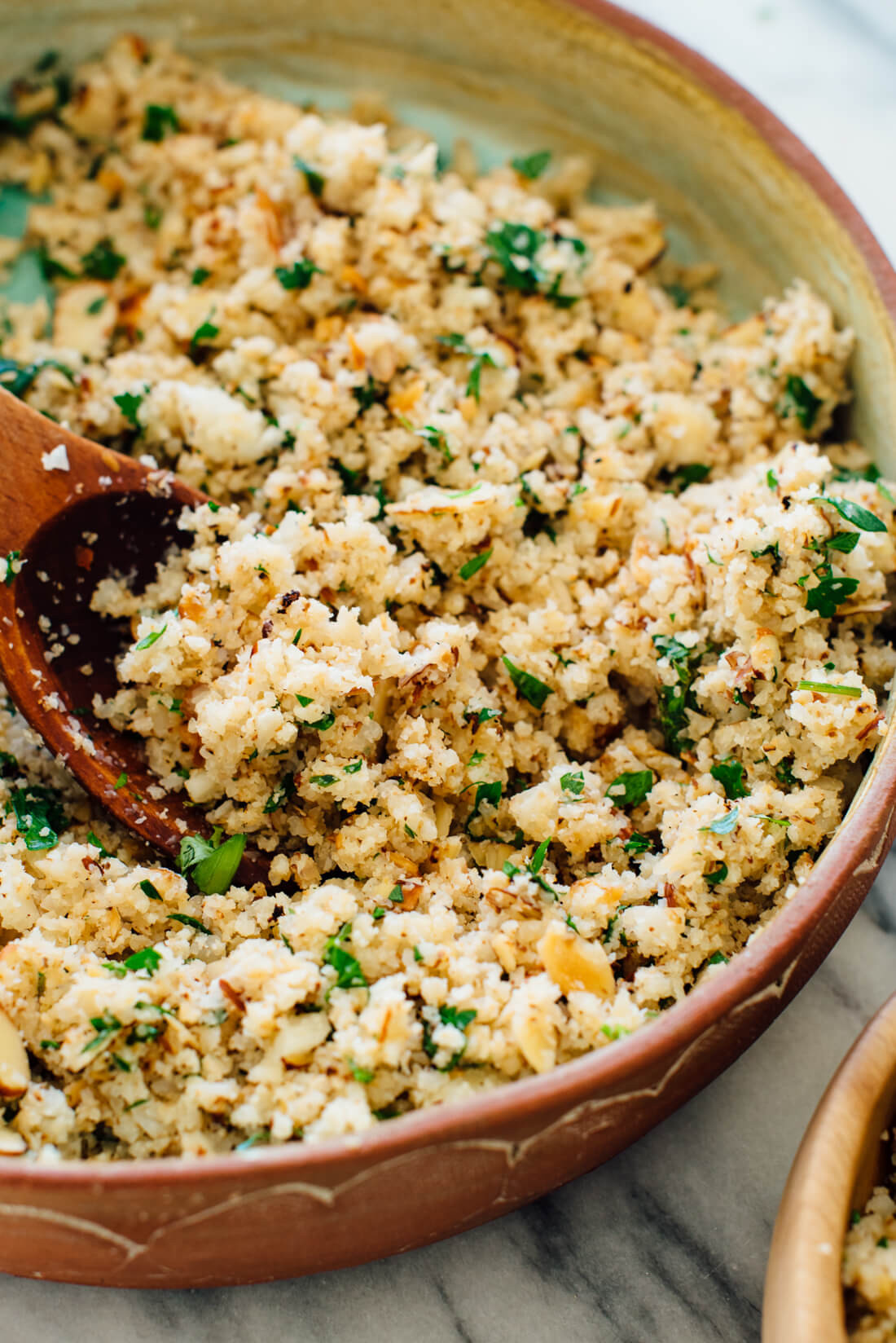 What To Do With Riced Cauliflower
 Mediterranean Cauliflower Rice Cookie and Kate