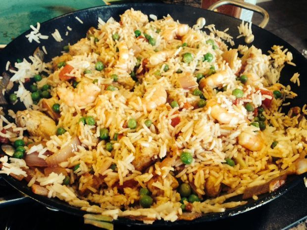 Whats For Dinner Tonight
 What s for dinner tonight Chicken and Shrimp Paella