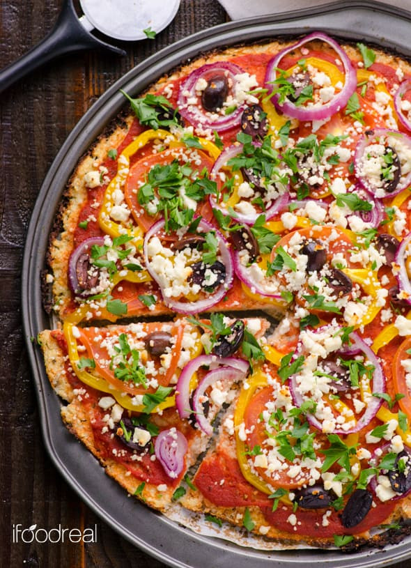 Where To Buy Cauliflower Pizza Crust
 Cauliflower Pizza Crust iFOODreal Healthy Family Recipes