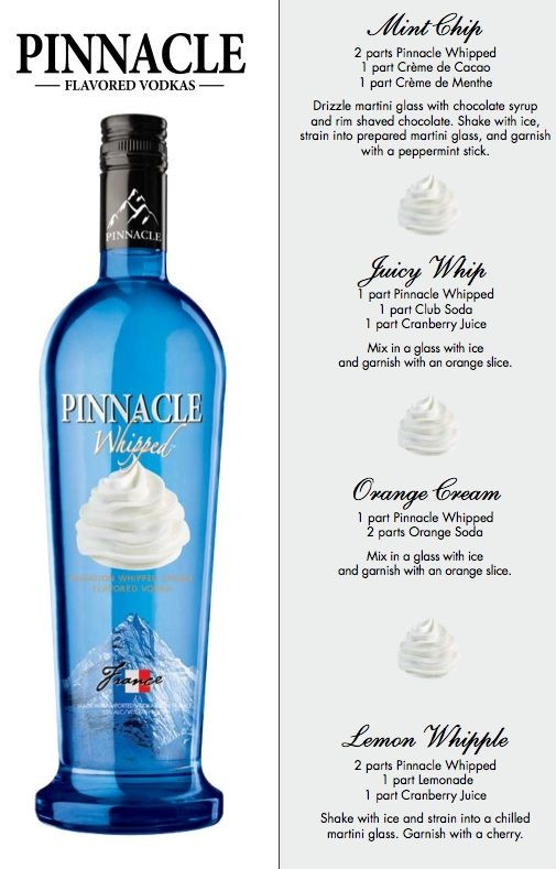 Whipped Vodka Drinks
 Pinnacle Whipped Vodka Nutrition Facts – Nutrition Ftempo