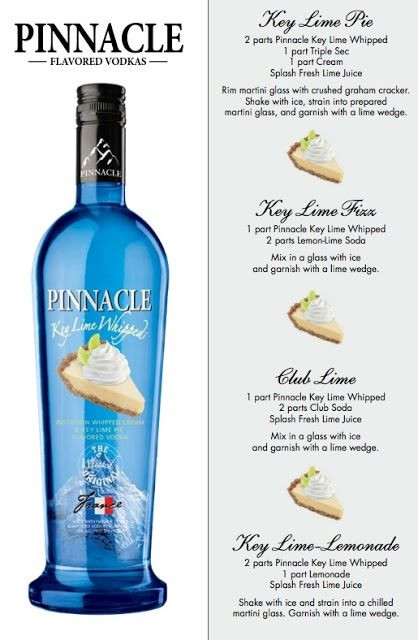 Whipped Vodka Drinks
 Pinnacle Key Lime Whipped Vodka Drink Recipes