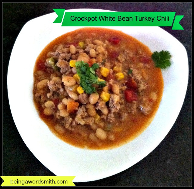 White Bean Turkey Chili
 Crockpot White Bean Turkey Chili Recipe – Being A Wordsmith