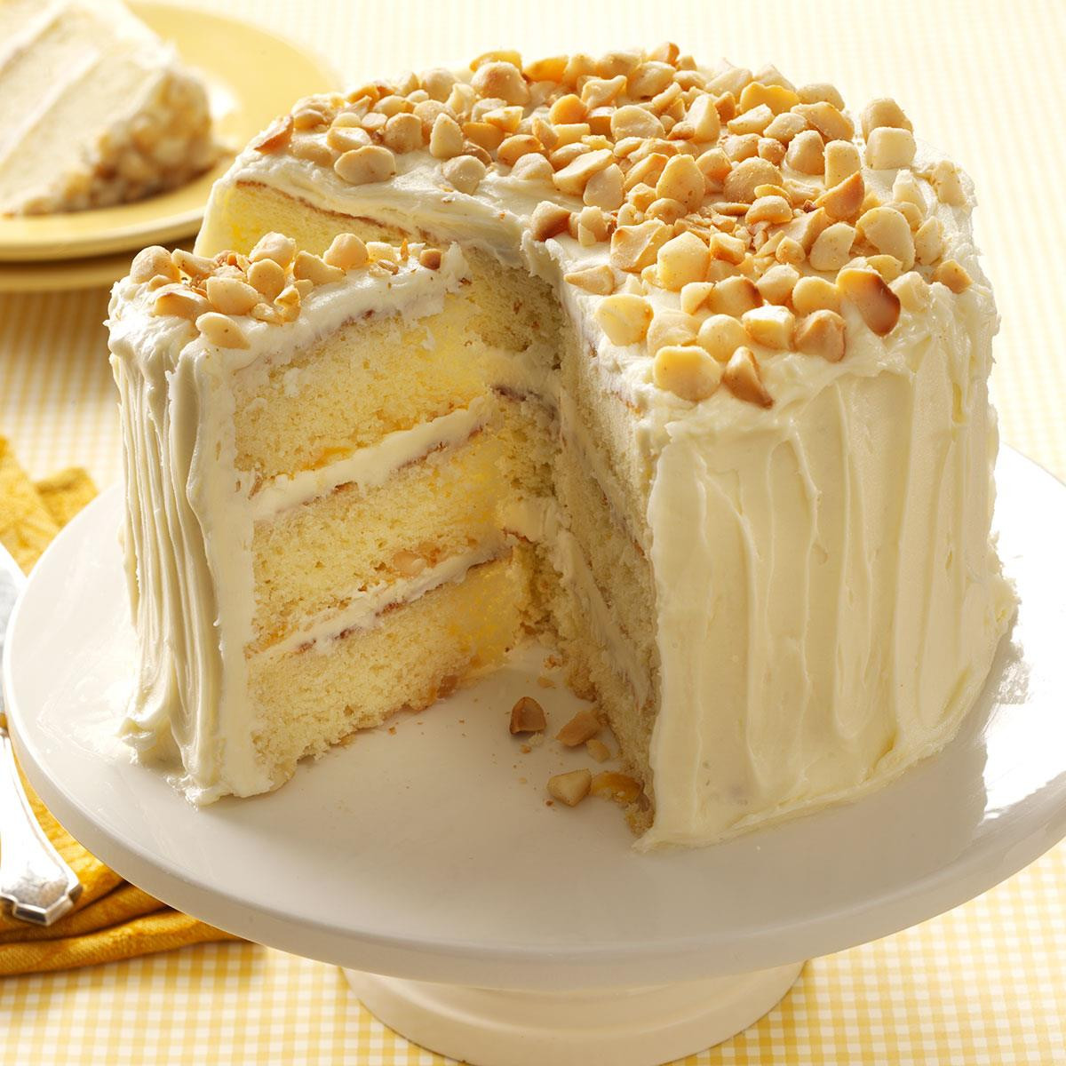 White Cake Recipes
 White Chocolate Coconut Layer Cake Recipe