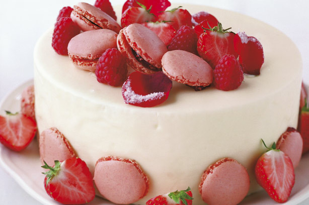 White Cake With Strawberries
 White chocolate celebration cake recipe goodtoknow