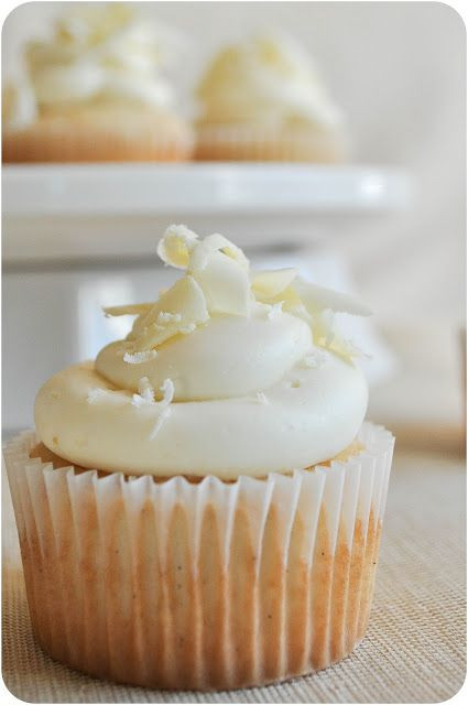 White Chocolate Cupcakes
 Top 10 Vanilla Cupcake Recipes RecipePorn