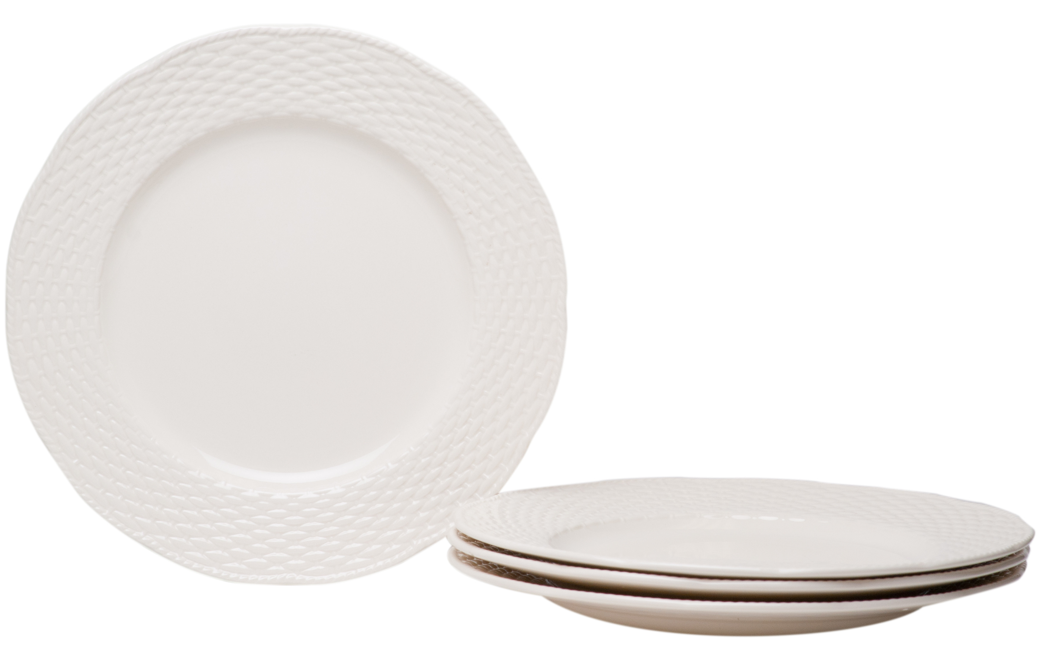 White Dinner Plates
 Nantucket white Dinner Plate 11 25 Set 4 [FC900 401] $99