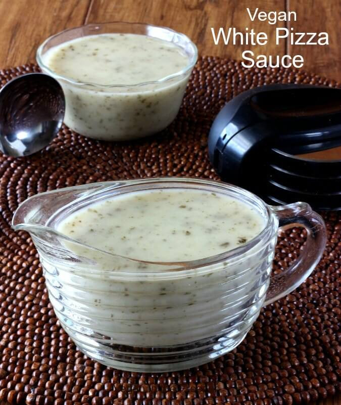 White Pizza Sauce
 Vegan White Pizza Sauce Recipe