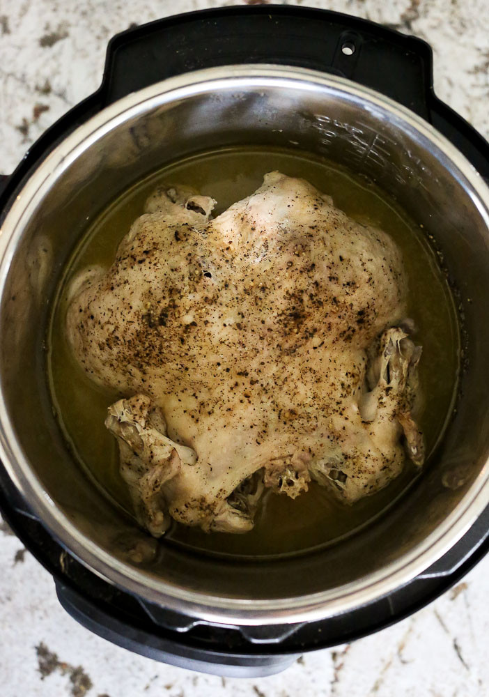 Whole Chicken In Instant Pot
 How to Cook a Whole Chicken in the Instant Pot Happy