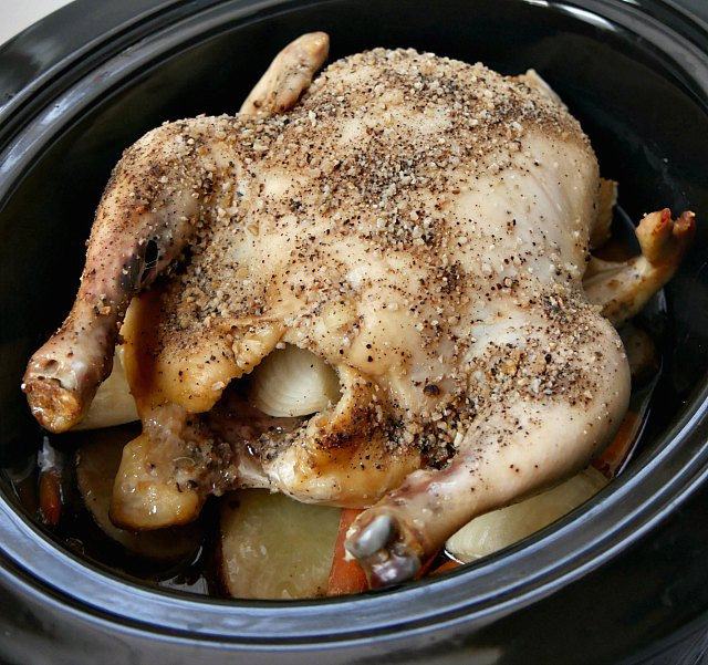 Whole Chicken In Slow Cooker
 whole chicken slow cooker recipes with ve ables