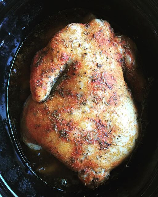 Whole Chicken In Slow Cooker
 The Easiest Slow Cooker Crock Pot Whole Chicken Recipe