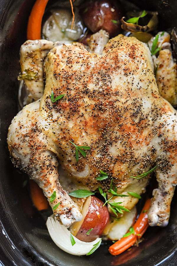 Whole Chicken In Slow Cooker
 slow cooker whole chicken frozen