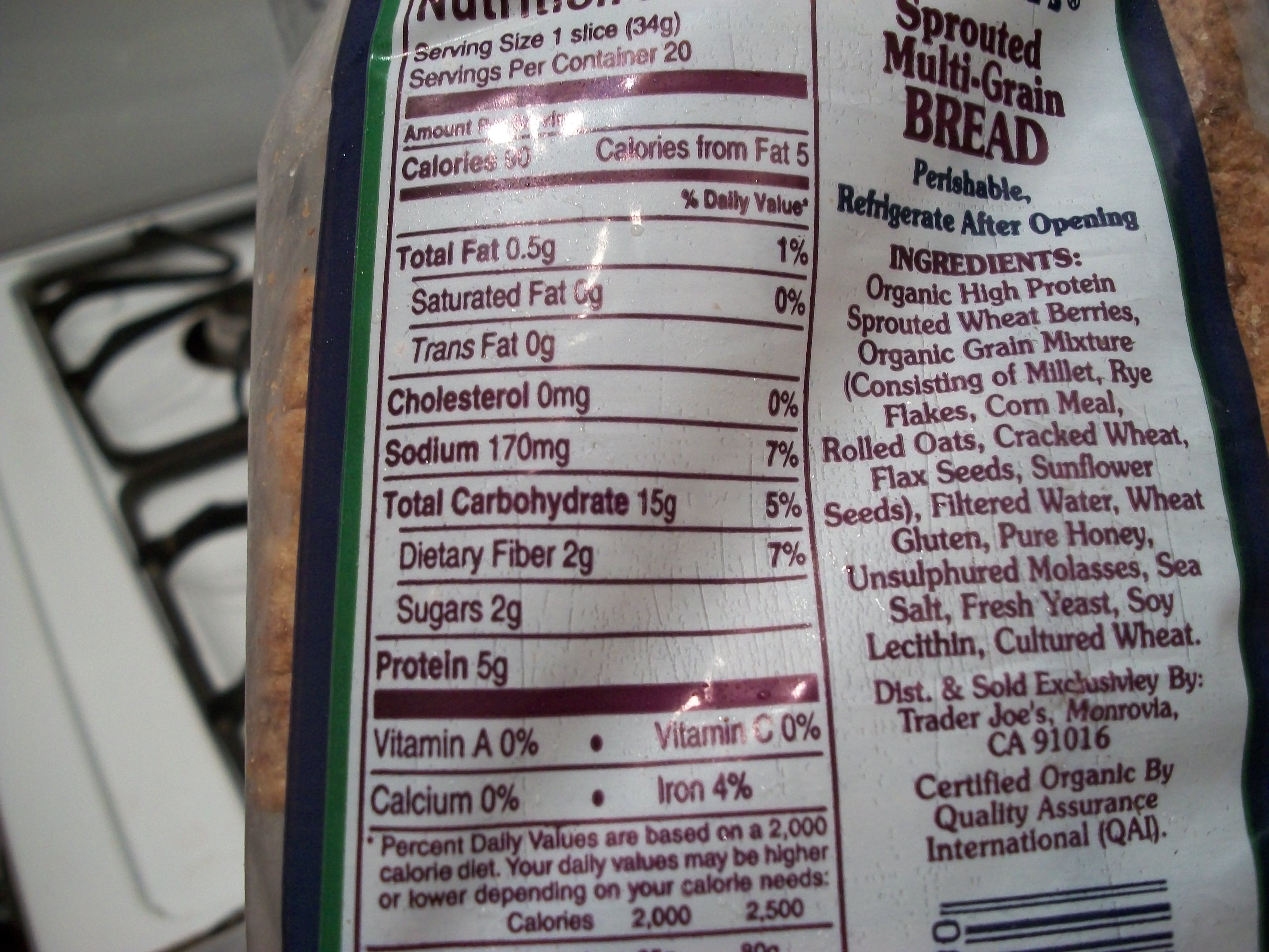 Whole Grain Bread Nutrition
 11 Best s of Wonder Bread Food Label Bread