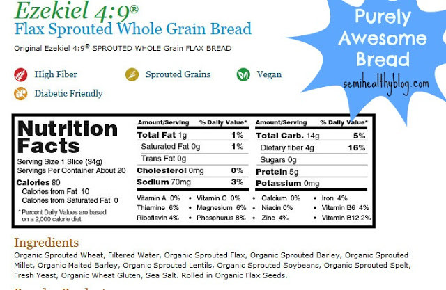 Whole Grain Bread Nutrition
 Low Calorie doesn t always mean healthy Change your Food