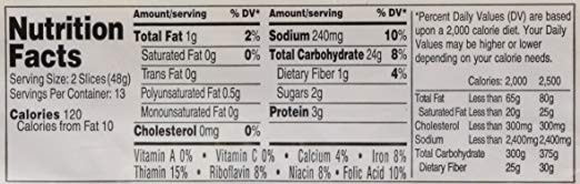 Whole Grain Bread Nutrition Facts
 Stroehmann Wheat Bread Nutrition Facts Nutrition Ftempo